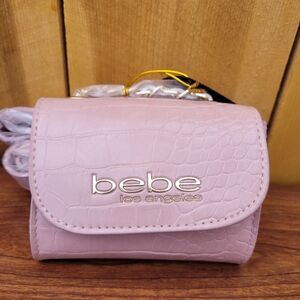 Waist Bag bebe Los Angeles Camile Dusty Pink Micro Fanny Pack